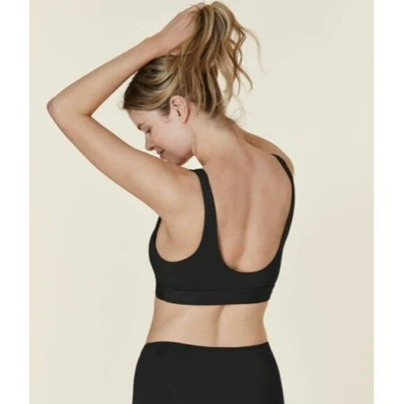 Andie Swim The Ventura Top Black XS Swimsuit Scoop Neck - Picture 2 of 2